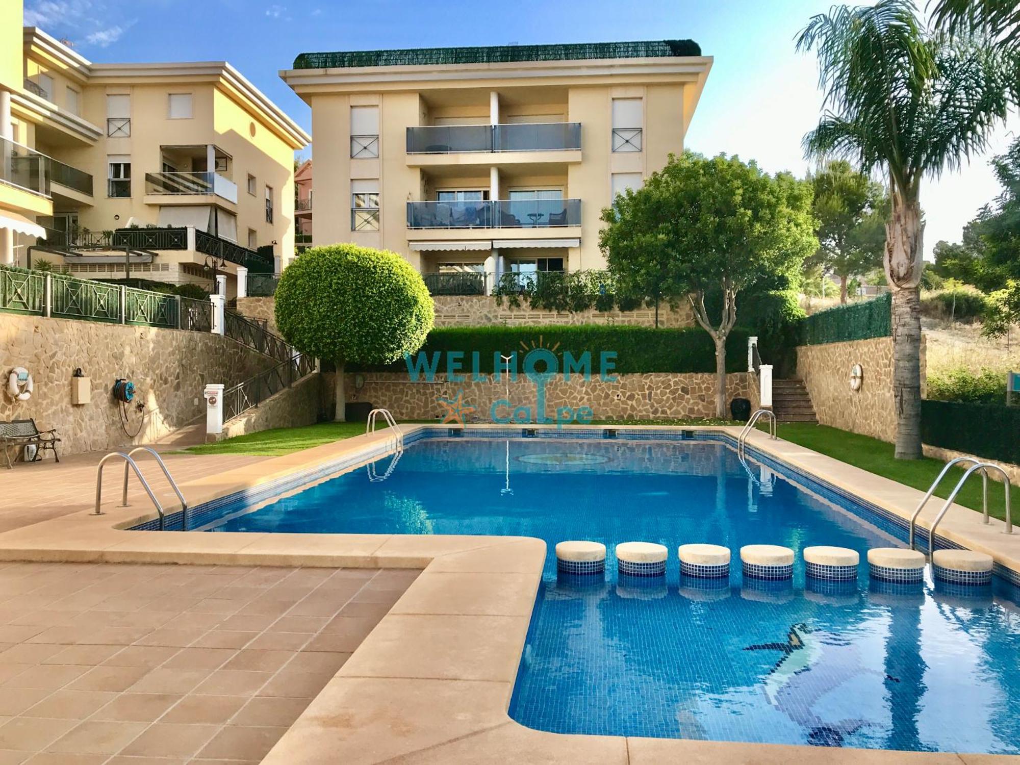 Manzana Bonito Y Comodo Apartamento Con Piscina Calpe Exterior photo
